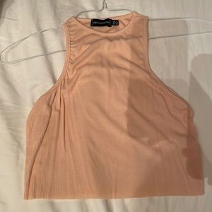 Pink Halter Crop Top